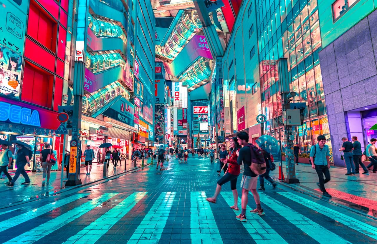 Tóquio ao entardecer
